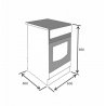 Плита комбінована Eleyus Cast 6001 CF WH